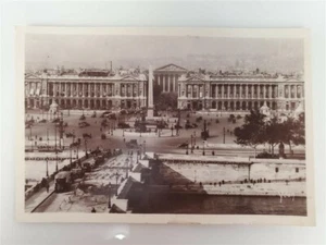 Paris En Flanant Vue Generale De La Place De La Concorde Vintage Postcard PC - Picture 1 of 2