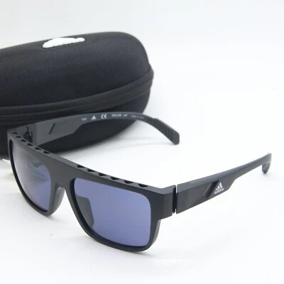 ¡NUEVAS GAFAS DE SOL ADIDAS SP 0038 02A NEGRAS AZULES AUTÉNTICAS CON ESTUCHE 61-13! Foto 1 de 3