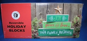 Myco's wendbare stapelbare Feiertagsblöcke Thanksgiving/Weihnachtsdeko - 3346 Neu - Bild 1 von 8