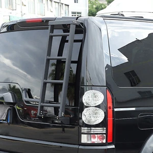 Tailgate Rear Door Ladder Step Climbing Rack For Land Rover Discovery 3 4 LR3 4 - Picture 1 of 13