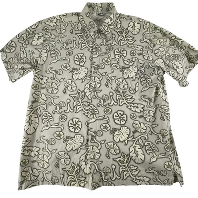 Camisa Hawaiana De Colección No Fear Para Hombres L Grande Floral Algodón EE. UU. Abotonada Foto 1 de 4