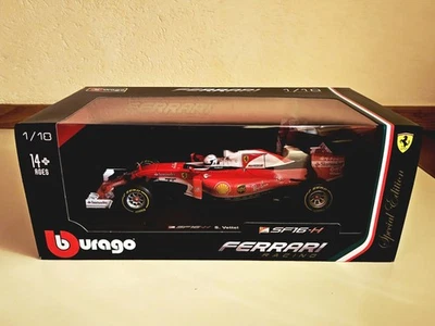 Burago Ferrari SF16-H 1/18, Sebastian Vettel Special Edition - Immagine 1 di 4