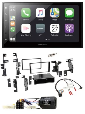 Pioneer Lenkrad Bluetooth DAB 2DIN USB Autoradio für Nissan Cube ab 2009 Frontie - Bild 1 von 4