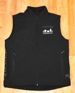 Chaleco Cinch para hombre negro sólido unido grande - MWV1012010 - Imagen 1 de 5
