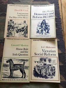 4 Seminar Studies In History Series Pbs Irish, Victorian,war Of Roses, Reform - Picture 1 of 2