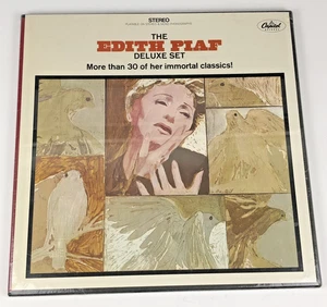 Sealed Edith Piaf Deluxe 3 Record Set Capital Stereo 3LP Box EX Vinyl - Picture 1 of 7