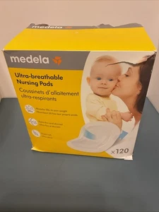 Medela Coussinets d'allaitement jetables ultra-respirants 120 pièces très absorbants - Photo 1/5