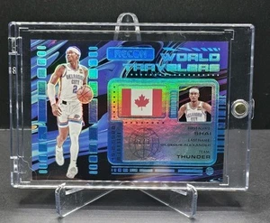 2023-24 Shai Gilgeous-Alexander Panini Recon World Travelers 1/1 - Picture 1 of 2