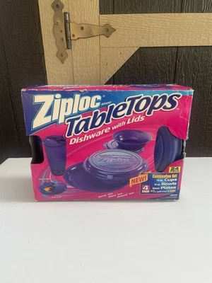Juego de 24 piezas de vajilla con tapas Ziploc tazas azules cuencos platos NUEVO Foto 1 de 4
