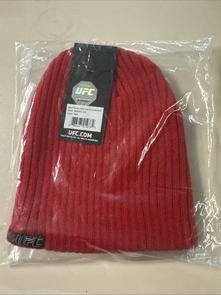 Gorro rojo UFC - Nuevo - De colección - Oficial - OSFM - Con etiqueta Foto 1 de 1