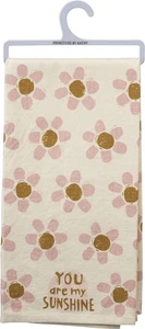 New You are My Sunshine Linen Cotton Blend Kitchen Dish Towel, 20x26 - Picture 1 of 2