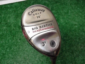 Nice Tour Issue Callaway Big Bertha Heavenwood 20 degree 3 H Hybrid Aldila NV X - Picture 1 of 5