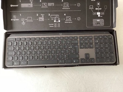 Logitech MX Keys S kabellos-Tastatur - Graphit AZERTY Französisch OHNE ZUBEHÖR! - Bild 1 von 3