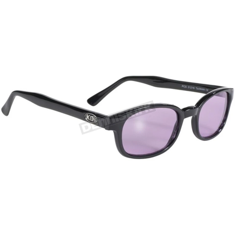 Gafas de sol KD's negras X-KD con lente púrpura claro - 11216 Foto 1 de 1