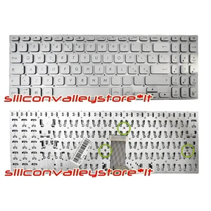 Tastiera Asus Vivobook S5300 X530 X530FA X530FN X530UA X530UF X530UN SILVER - Picture 1 of 1
