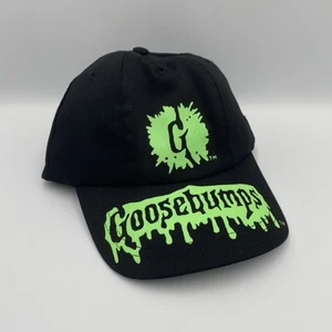 Goosebumps Hat Adjustable Snapback Baseball Cap Child Size Black and Green - Picture 1 of 12