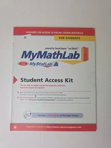 MyLab Math -- Standalone Access Card by Pearson Pearson Education - Picture 1 of 2