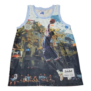 NBA Brand Herren Allover Print AOP Mesh Fort Tank Top Shirt Mehrfarbig Größe L - Bild 1 von 6