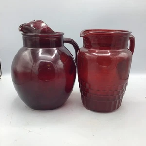 anchor hocking ruby red glassware - Picture 1 of 7