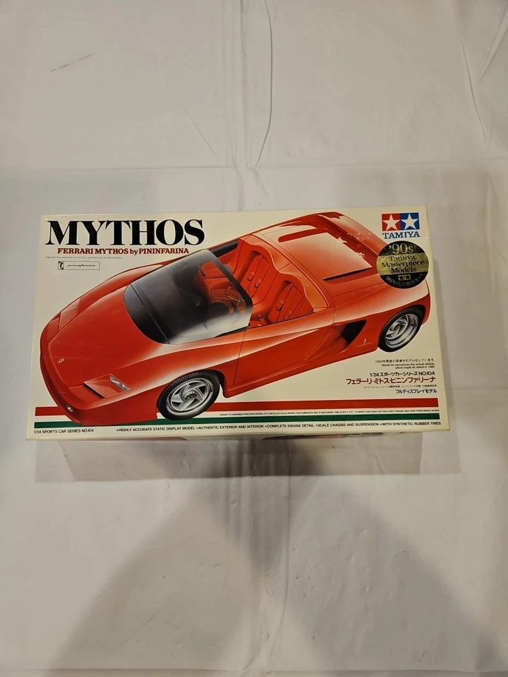 1991 Tamiya Ferrari Mythos by Pininfarina 1:24 Model Kit #24104 - Image 1 of 4