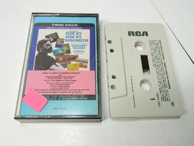 Side by Side by Sondheim Cassette Tape 1976 Music and Lyrics by Stephen Sondheim - Image 1 of 2