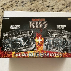 Juego completo de tarjetas coleccionables KISS Complete 2009 Icons Blue Foil Edition 5 láminas NUEVO - Imagen 1 de 7