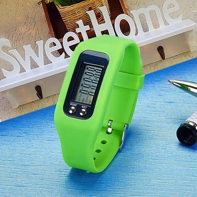 Portátil LCD Run Step Contador de Calorías Velocidad Distancia Reloj Pulsera Podómetro Foto 1 de 4