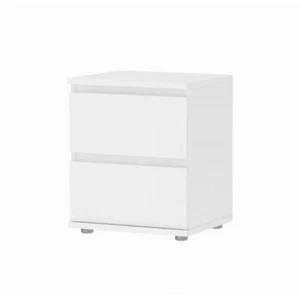 Atlin Designs 2 Drawer Nightstand in White - Picture 1 of 1