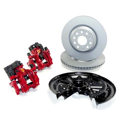 2x Brake Caliper Rear Brake Discs 310mm Audi A3 S3 RS3 8V TTS Skoda Kodiaq Rs - Image 1 of 4