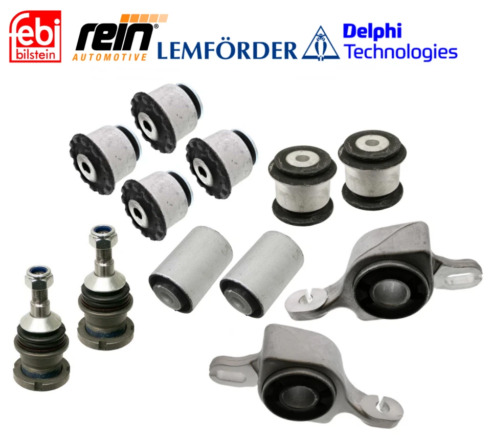 Front Control Arm Bushing Upper Lower Ball Joint Lt/Rt 12pc OEM for Mercedes 164 - Image 1 of 1