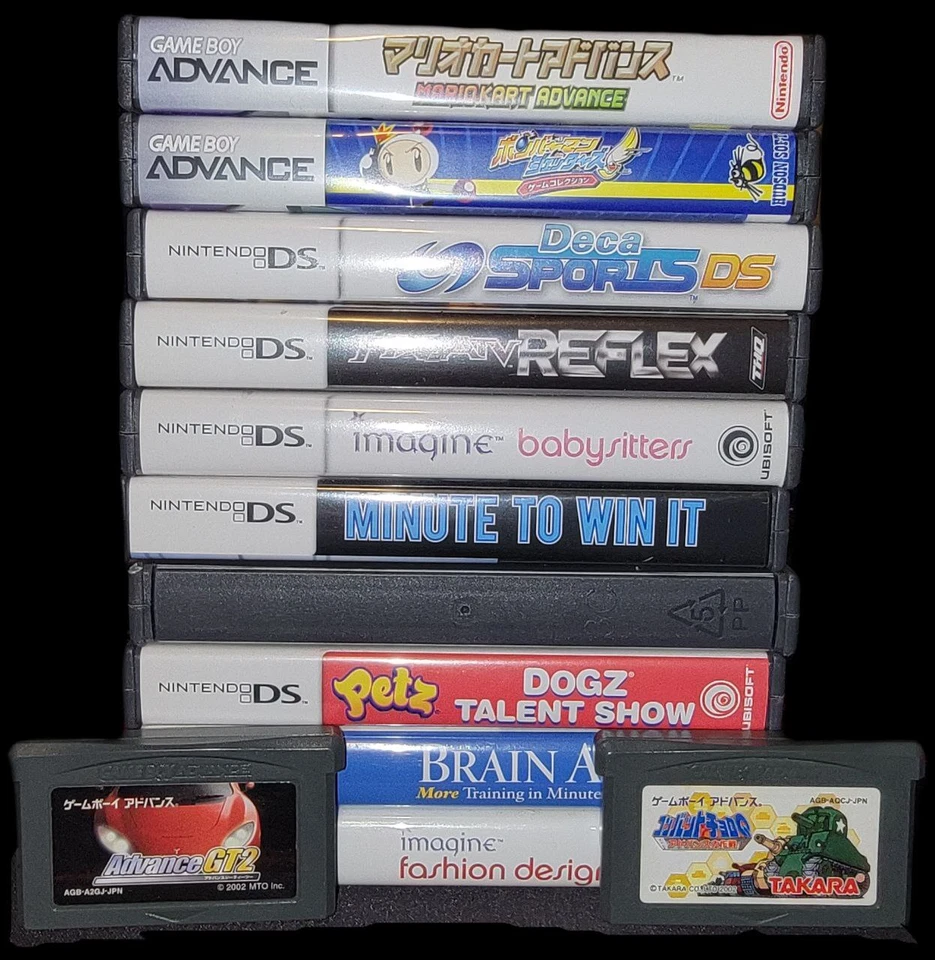 Nintendo DS & GBA Video Game Lot, ALL AUTHENTIC w/ some Japanese - Image 1 of 1