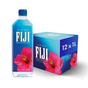 FIJI Natural Artesian Water 33.8 Fl Ounce Bottle Pack of 12 - Picture 1 of 4