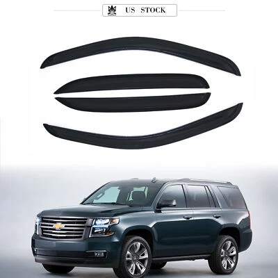 Window Vent Visor Deflector Rain Guard fits 2007-2014 Chevrolet Tahoe/GMC Yukon Foto 1 de 4