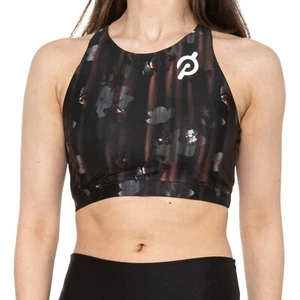 Peloton Show Up Floral High Neck Sports Bra size Medium - Picture 1 of 2