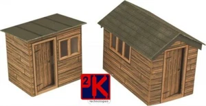 Metcalfe PO512 Garden Shed Die Cut Coloured Card Kit 00 Gauge POD Postage - Picture 1 of 8