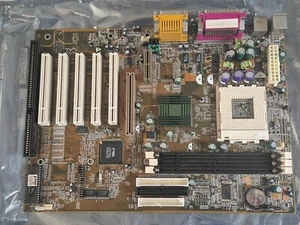 Biostar M7VKB Desktop ATX Motherboard Retro Vintage PC DOS Win98 - Picture 1 of 6