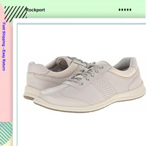 ROCKPORT Women's XCS Walk Together Lace Up T-Toe Sneaker Shoes Windchime Sz 6W - Picture 1 of 1