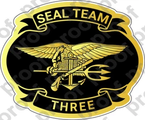 AUFKLEBER USN UNIT SEAL TEAM 3 - Bild 1 von 1