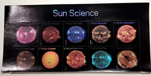 US Scott # 5598-5607 Sun Science complete top header block - 10 Forever Stamps - Picture 1 of 3