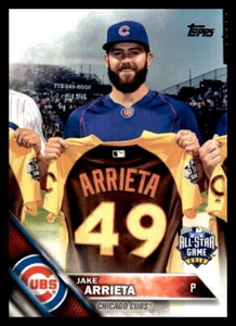 Tarjeta de béisbol 2016 Topps Update Jake Arrieta #US4 Chicago Cubs - Imagen 1 de 2