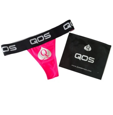 Official Iconic QOS BRAND Hot Pink Thong - Queen Of Spades Hotwife Panties - Image 1 of 4