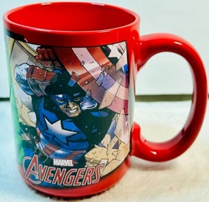 Zak Marvel Avengers Superheroes Hulk Captain America Iron Man Coffee Mug - Picture 1 of 5