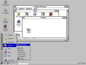 Calmira II 3.1 Image Retro Software - Change Win 3.1 3.11 desktop as Win 95 - Afbeelding 1 van 3