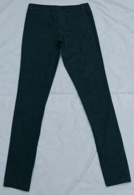 NUEVO Pantalones Legging Mujer Talla 2 Ajustados Verde Estampado Piel de Serpiente Denim Mossimo 27x31 Foto 1 de 4