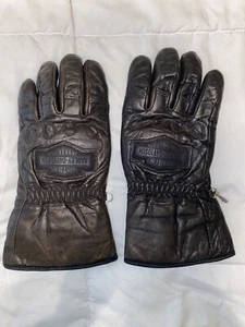 Three Pairs Of Gloves Harley Davidson Leather Gloves And Leather Gloves - Picture 1 of 8