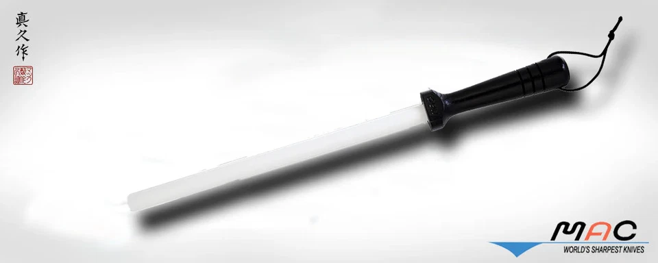 MAC Ceramic Honing/Sharpening Rod, 21.5cm Black Handle SR-85BK Knife Scissors - image 1 of 1