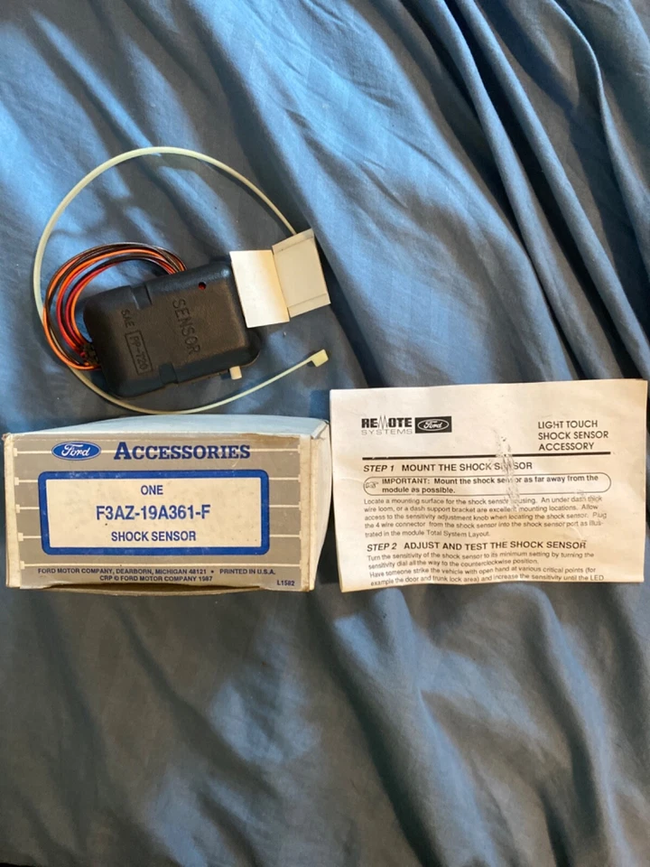 Sistema de alarma sensor de choque F3AZ-19A361-F fabricante original Ford NOS Foto 1 de 1