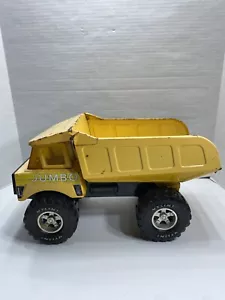 Nylint Jumbo Metal Dump Truck Vintage tuff ones yeloow diecast toy made in korea - Picture 1 of 12