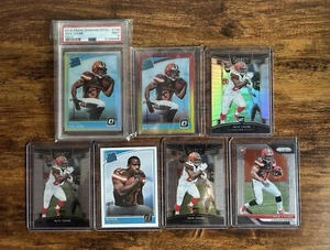 Nick Chubb Rookie Card Lot of 7 (Optic, Donruss, Prizm & Select)  - Picture 1 of 5