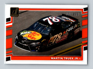 2018 Donruss Racing NASCAR Gold Foil Parallel #83 Martin Truex Jr /499